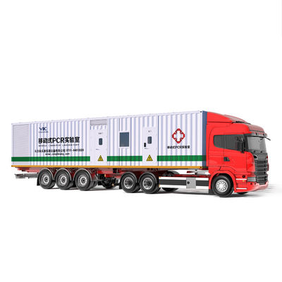 गुणवत्ता  13.5m X 2.98m X 2.98m Mobile Rt PCR Lab Container Chamber फैक्टरी