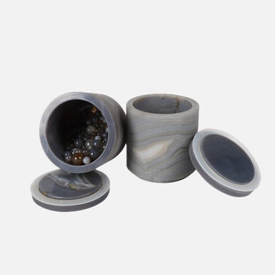 गुणवत्ता  Hard 100ml - 5L Lab Ball Mill Jars Agate Grinding With Lid फैक्टरी